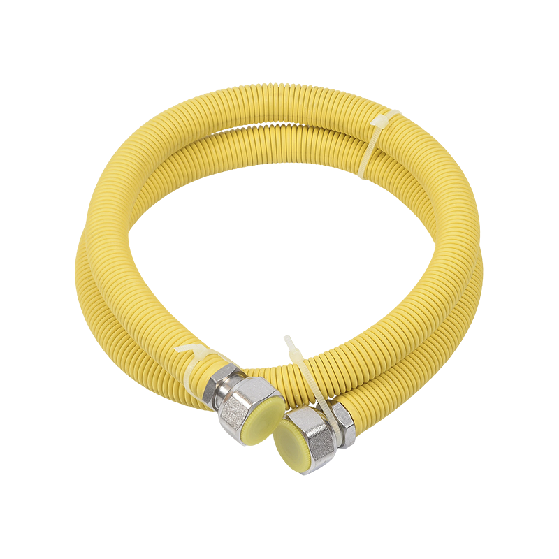 Tub flexibil de conectare pentru gaz acoperit cu epoxid