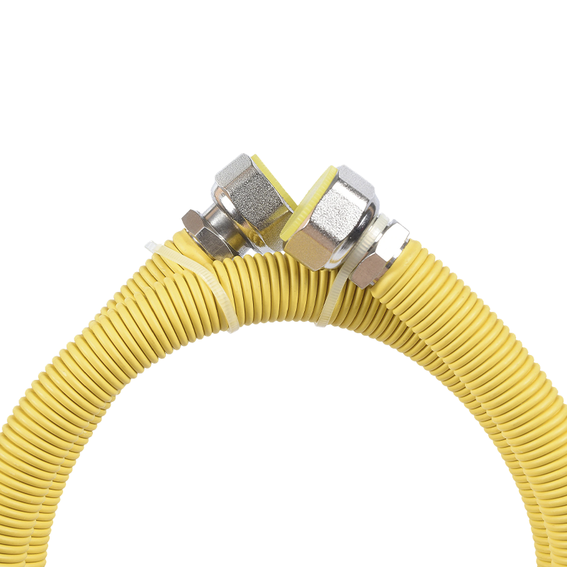 Tub flexibil de conectare pentru gaz acoperit cu epoxid Tub flexibil de conectare pentru gaz acoperit cu epoxid